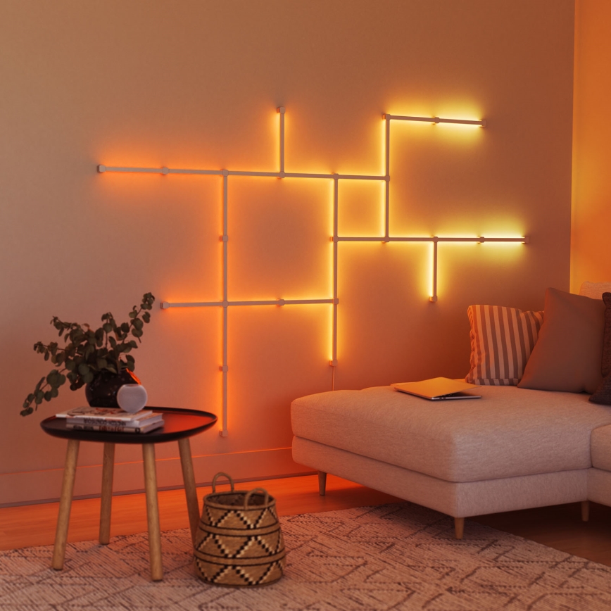 Nanoleaf - Paplašinājuma KOMPLEKTS 3x LED RGBW Aptumšojama sliede LINES LED/2W/230V 1200-6000K Wi-Fi