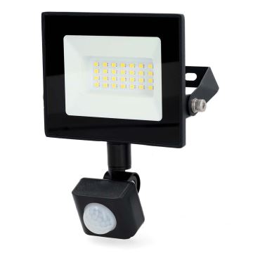 LED Prožektors ar sensoru LED/20W/230V 4000K IP44