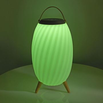 LED RGB Uzlādējama galda lampa ar skaļruni 60W/2200 mAh IPX5