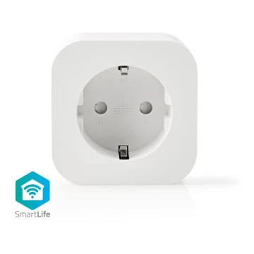 Nedis WIFIP130FWT − Viedā ligzda 2500W/230V/TYP E/10 A Wifi