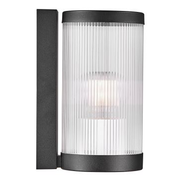 Nordlux - Āra sienas lampa COUPAR 1xE27/25W/230V IP54 melna