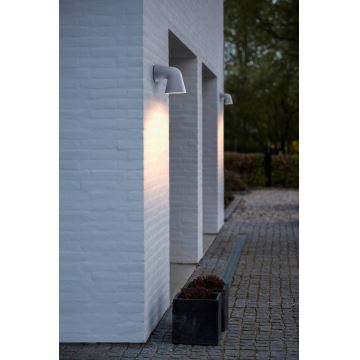 Nordlux - Āra sienas lampa FRONT 1xGU10/28W/230V IP44 balta