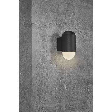 Nordlux - Āra sienas lampa HEKA 1xE27/60W/230V IP54 melna
