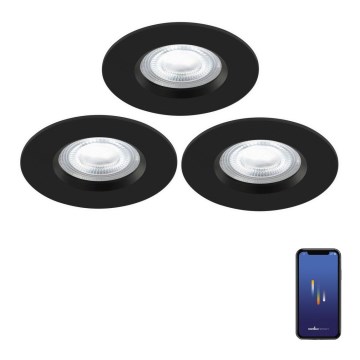 Nordlux - KOMPLEKTS 3x LED RGB Aptumšojama vannas istabas piekaramo griestu lampa DON SMART LED/4,7W/230V 2200-6500K IP65