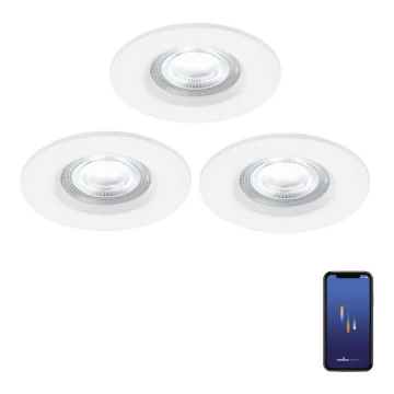 Nordlux - KOMPLEKTS 3x LED RGB Aptumšojama vannas istabas piekaramo griestu lampa DON SMART LED/4,7W/230V 2200-6500K IP65