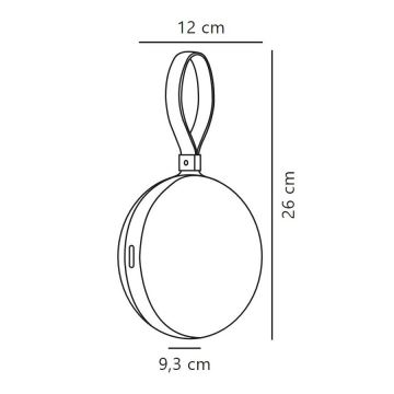 Nordlux - LED Aptumšojama āra pārvietojama lampa BRING TO-GO LED/1W/5V IP54 zaļa