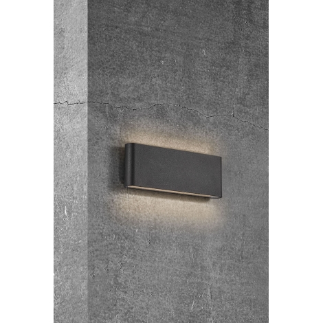 Nordlux - LED Āra sienas lampa KINVER LED/10W/230V IP54 melna
