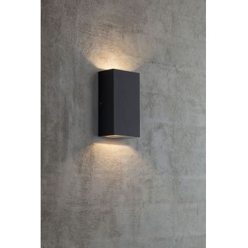 Nordlux - LED Āra sienas lampa ROLD LED/10,5W/230V IP54 melna