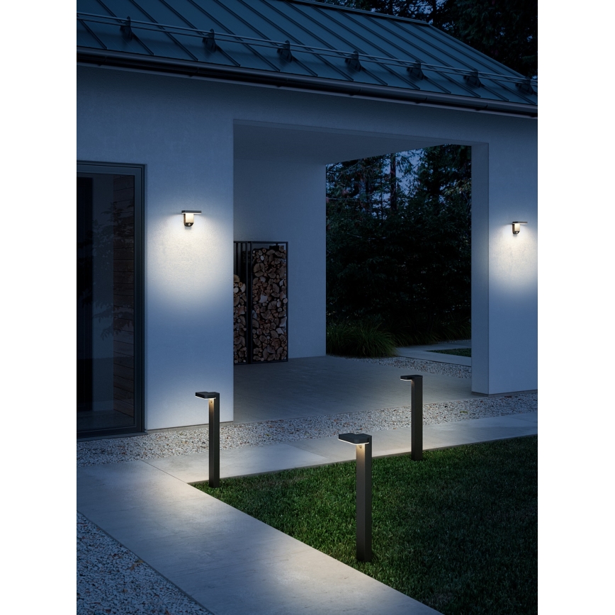 Nordlux - LED Saules enerģijas lampa ar sensoru RICA LED/5W/3,7V IP44