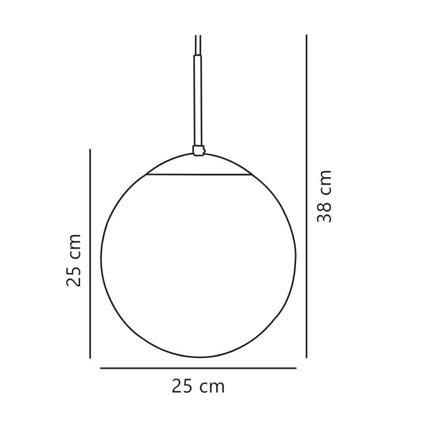 Nordlux - Lustra ar auklu CAFE 1xE27/25W/230V d. 25 cm