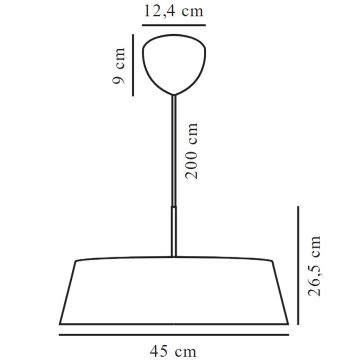 Nordlux - Lustra ar auklu CLASI 3xE14/15W/230V d. 45 cm