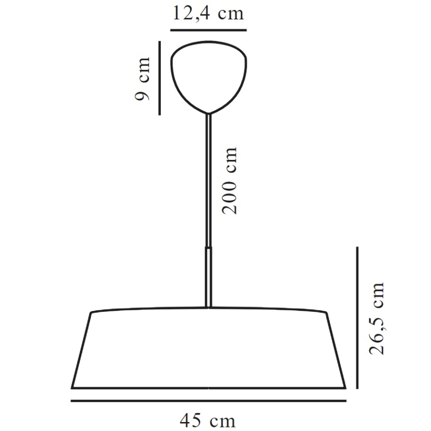 Nordlux - Lustra ar auklu CLASI 3xE14/15W/230V d. 45 cm