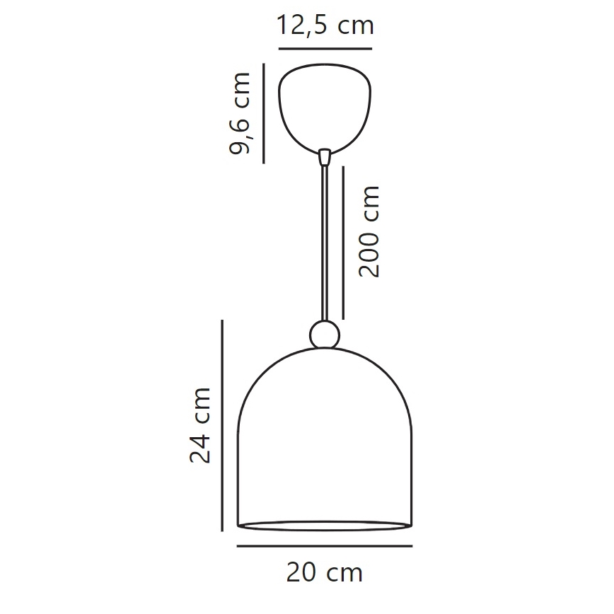 Nordlux - Lustra ar auklu GASTON 1xE27/40W/230V rozā/balta