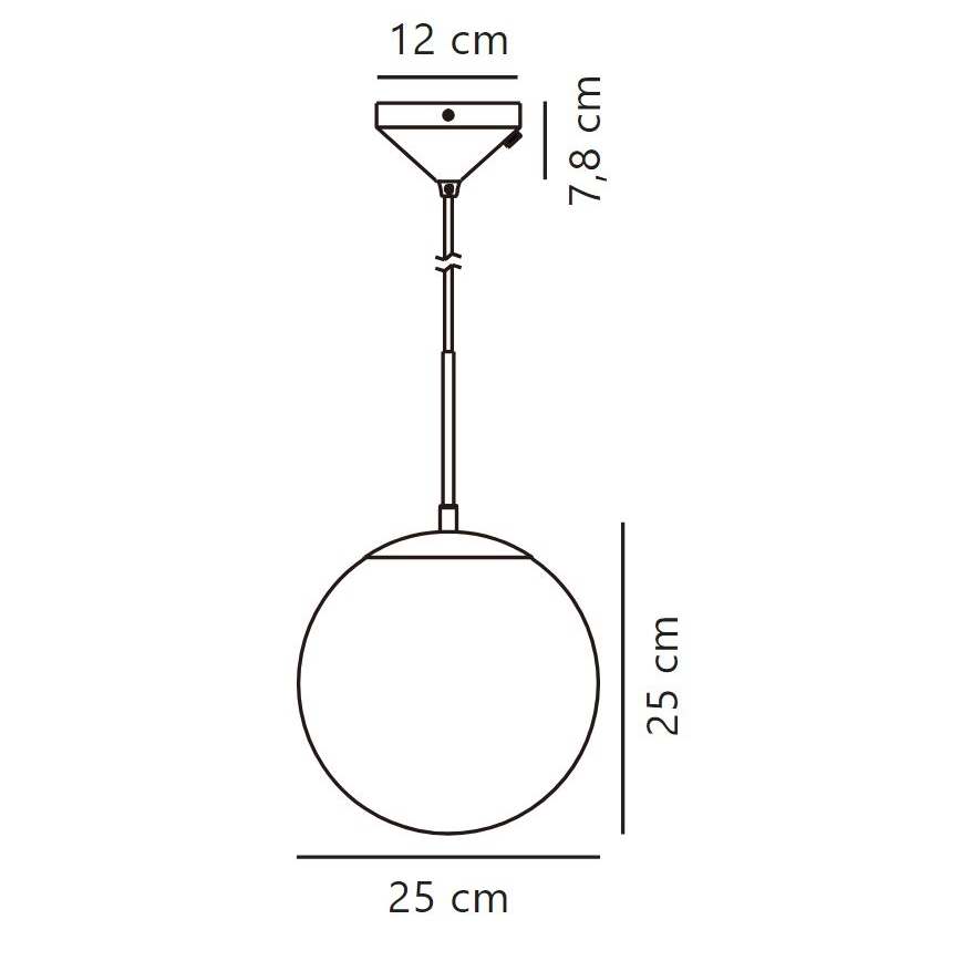 Nordlux - Lustra ar auklu GRANT 1xE14/25W/230V d. 25 cm