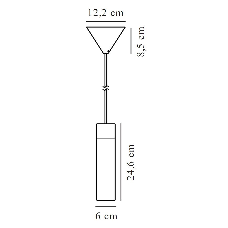 Nordlux - Lustra ar auklu TILO 1xGU10/15W/230V melna