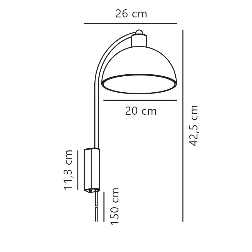 Nordlux - Sienas lampa ELLEN 1xE14/40W/230V zelta