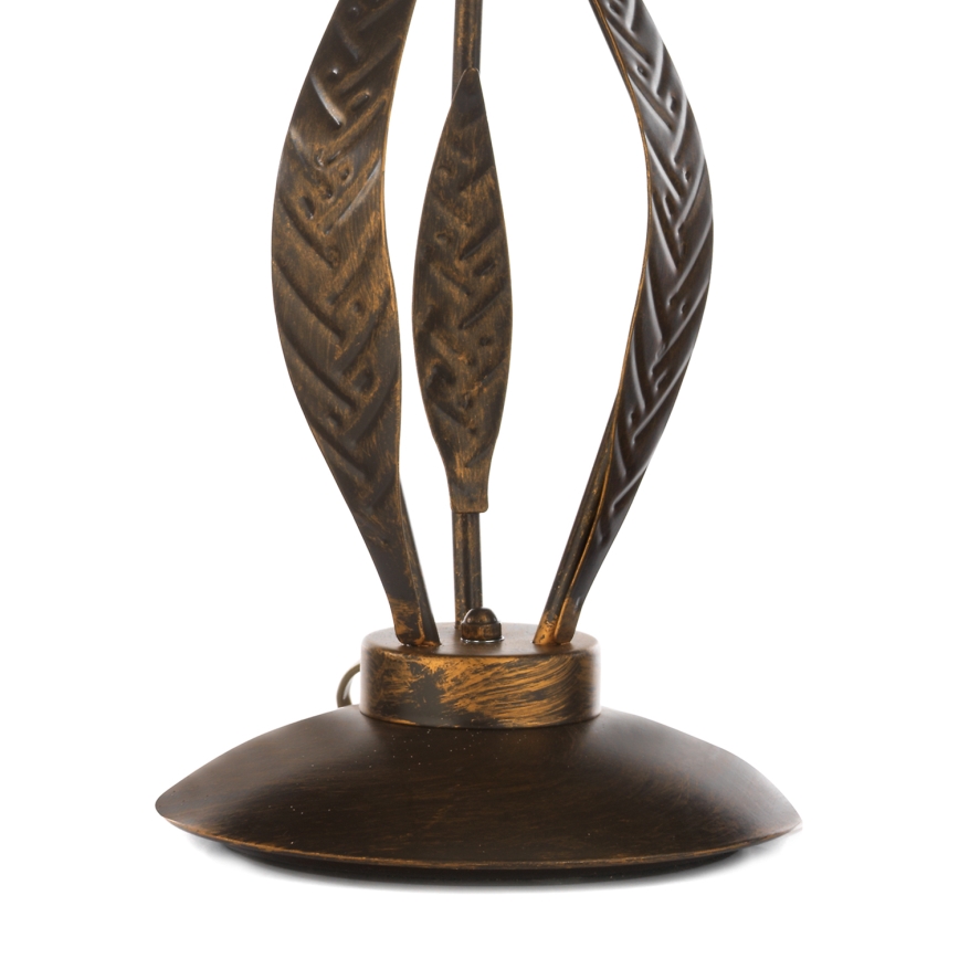 ONLI - Galda lampa ALGA 3xE14/6W/230V 61 cm bronza