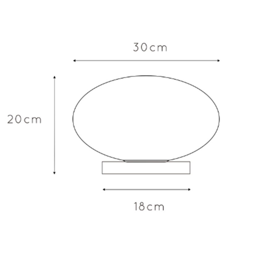 ONLI - Galda lampa JANET 1xE27/6W/230V d. 30 cm