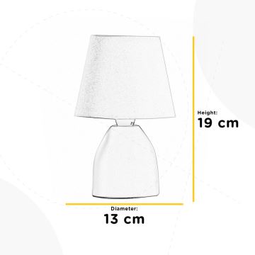 ONLI - Galda lampa NANO 1xE14/6W/230V brūna 19 cm