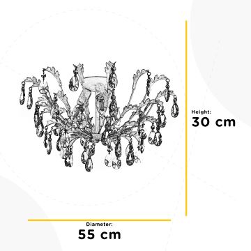 ONLI - Griestu lampa CESTA 3xE14/6W/230V