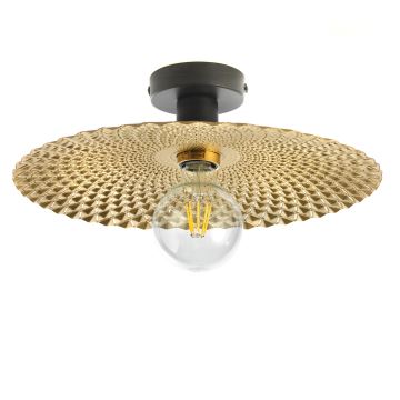 ONLI - Griestu lampa GOLDEN 1xE27/22W/230V d. 38 cm zelta/melna