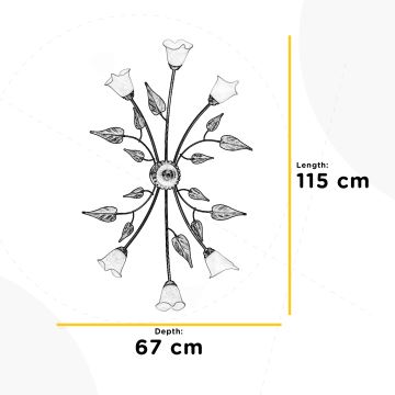 ONLI - Griestu lampa VANDA 6xE14/6W/230V