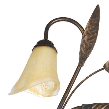 ONLI - Sienas lampa ALGA 2xE14/6W/230V bronza