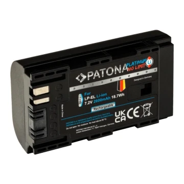 PATONA - Akumulators Canon LP-EL 2600mAh Li-Ion Platinum priekš photoflash Speedlite EL-1