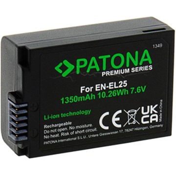 PATONA - Akumulators Nikon EN-EL25 1350mAh Li-Ion 7,6V Premium Z50/Z fc