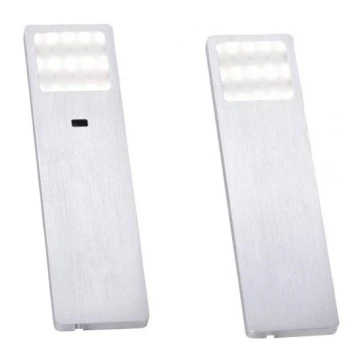 Paul Neuhaus 1120-95-2 - KOMPLEKTS 2xLED Mēbeļu apgaismojums ar sensoru HELENA LED/2W/230V