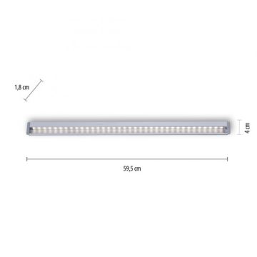 Paul Neuhaus 1122-95 - LED Virtuves zem skapīša gaismeklis HELENA LED/6W/230V