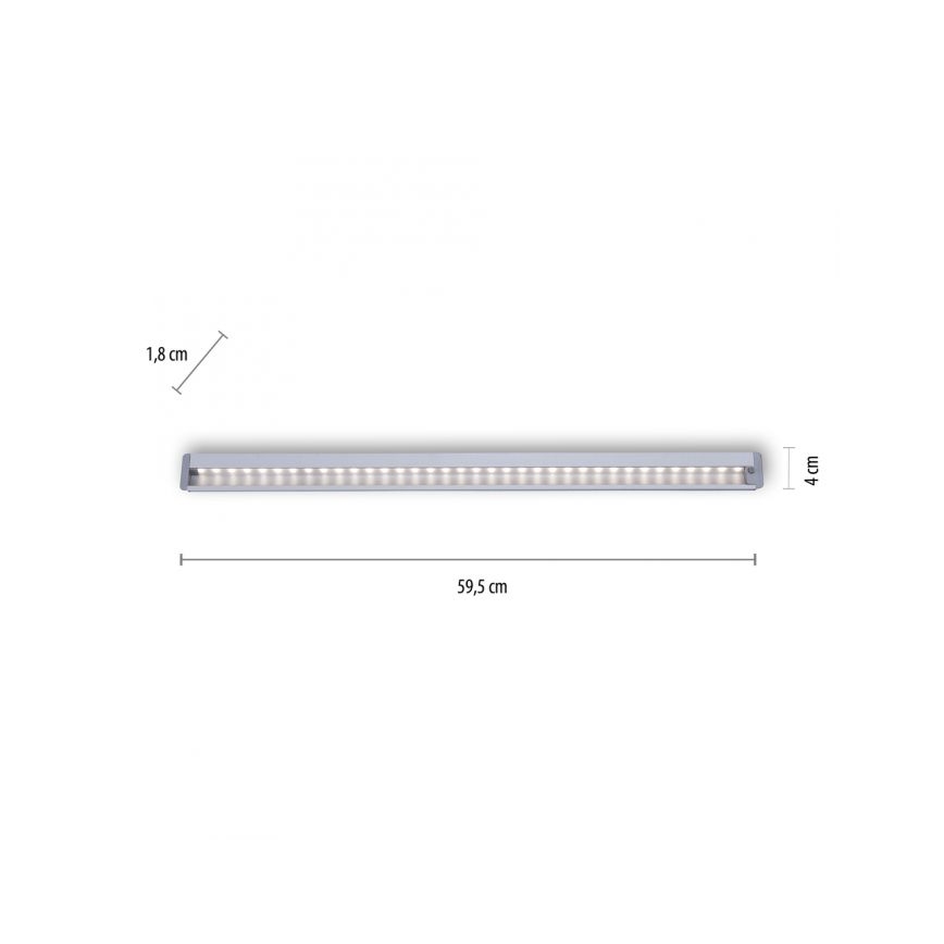 Paul Neuhaus 1122-95 - LED Virtuves zem skapīša gaismeklis HELENA LED/6W/230V