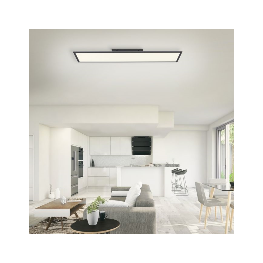 Paul Neuhaus 16533-16-O - LED Aptumšojams virsapmetuma panelis FLAT LED/24W/230V 2700-5000K black + tālvadības pults