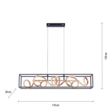 Paul Neuhaus 2416-18 - LED Aptumšojama griestu lustra SELINA 4xLED/10,2W/230V