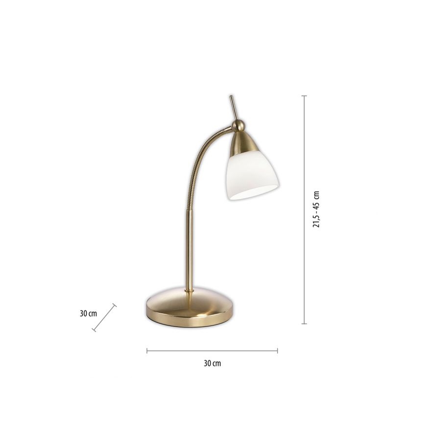 Paul Neuhaus 4001-60 - LED Aptumšojama skārienvadāma galda lampa PINO 1xG9/3W/230V zelta