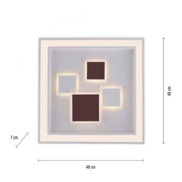 Paul Neuhaus 6283-16 - LED Aptumšojams griestu gaismeklis ELIZA LED/30W/230V + LED/18,5W