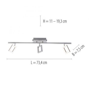 Paul Neuhaus 6959-55 - LED Starmetis INIGO 3xLED/4,2W/230V