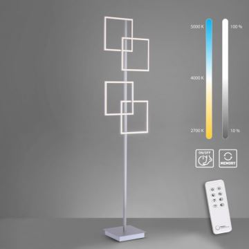 Paul Neuhaus 817-55 - LED Aptumšojama grīdas lampa INIGO 4xLED/8W/230V + tālvadības pults