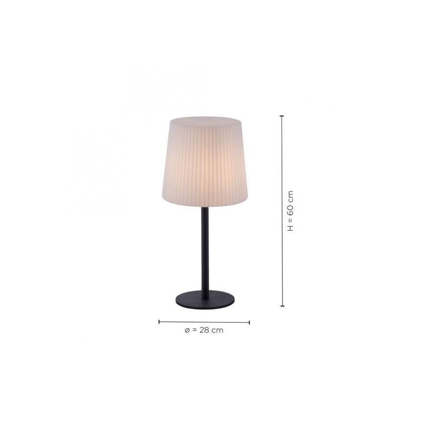 Paul Neuhaus 9500-13 - Āra galda lampa FALTER 1xE27/25W/230V IP65