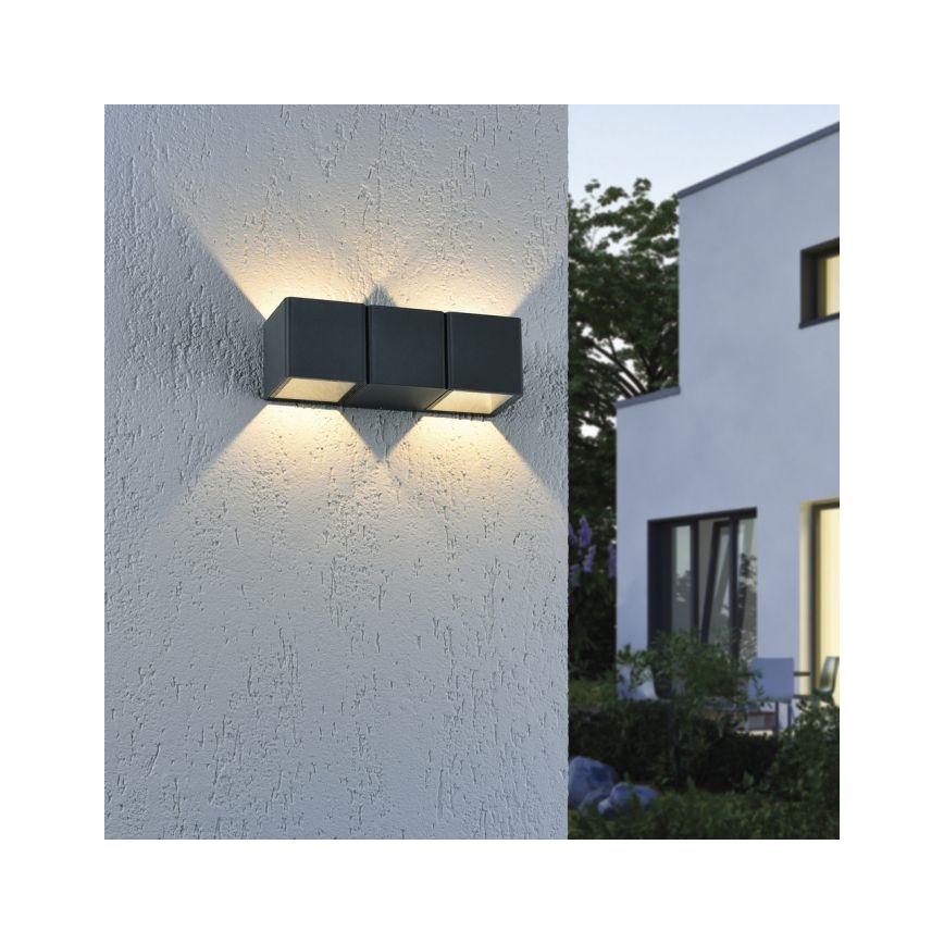 Paul Neuhaus 9658-13 - LED Āra sienas gaismeklis MARCEL 2xLED/4W/230V IP54