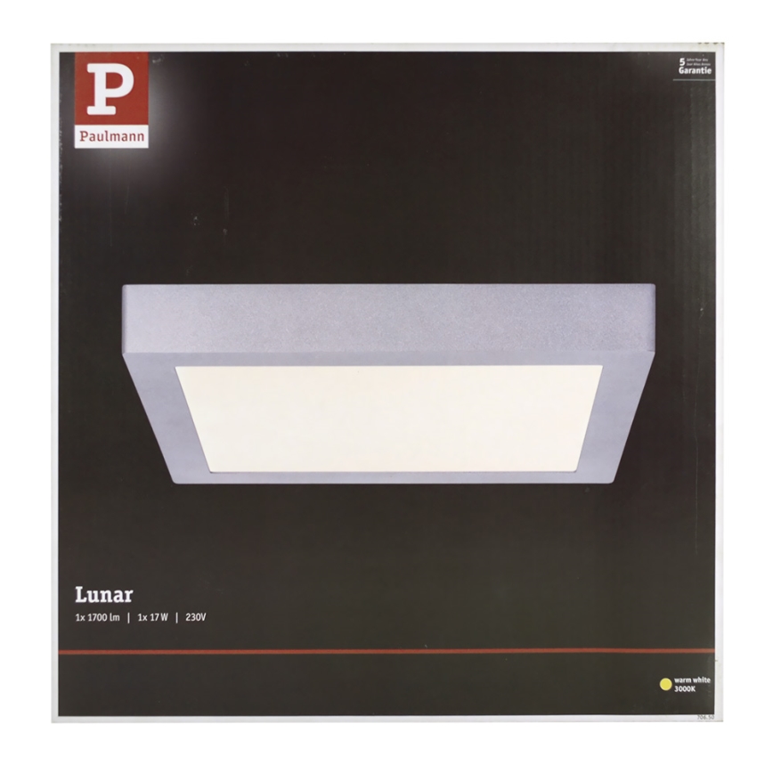 Paulmann 70650 - LED/17W Griestu gaismeklis LUNAR 230V