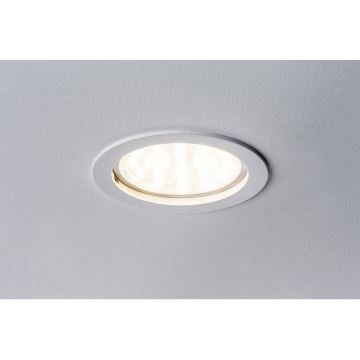 Paulmann 92781 - LED/14W Aptumšojams vannas istabas iegremdēts gaismeklis COIN IP44