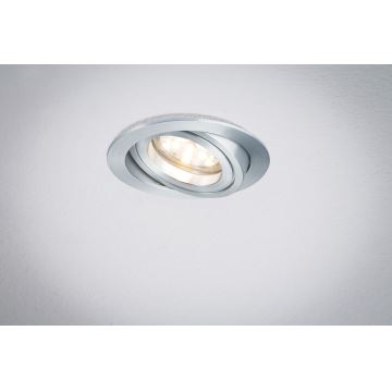 Paulmann 92817 - KOMPLEKTS 3xLED/7W IP23 Aptumšojama vannas istabas piekaramo griestu lampa COIN 230V