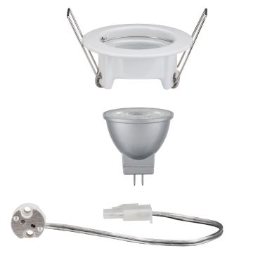 Paulmann 95368 - LED-GU4/3,3W IP44 Vannas istabas iegremdējama lampa BLANC 12V