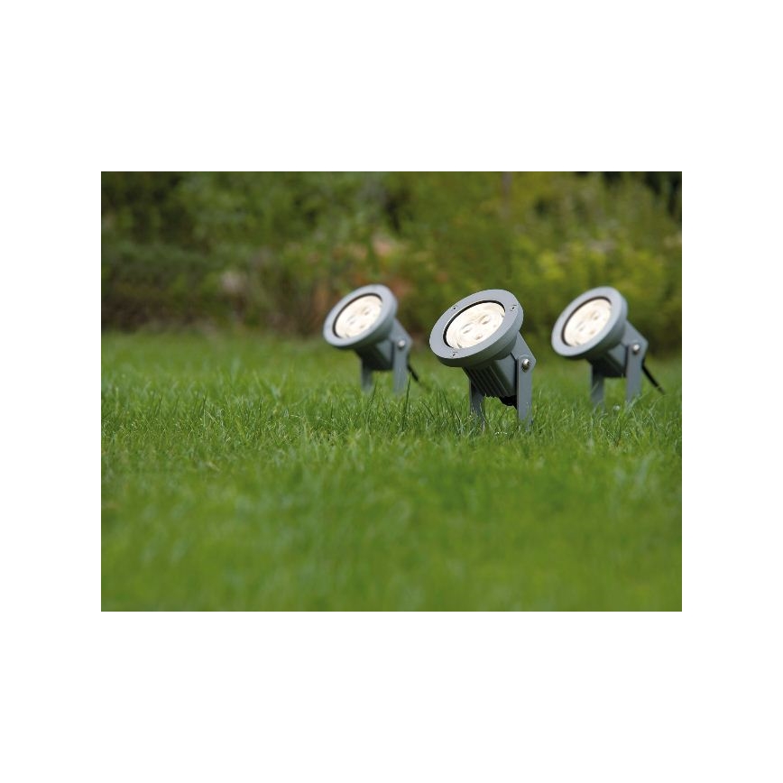 Paulmann 98845 - KOMPLEKTS 3x LED/3W IP65 Prožektora lampa GARDENSPOT 230V