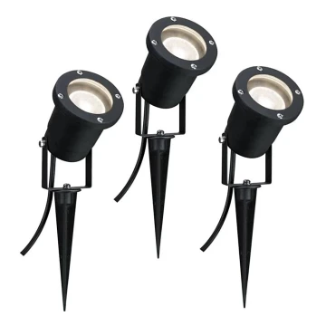 Paulmann 98897 - KOMPLEKTS 3xLED GU10/3,5W IP65 Āra lampa 230V