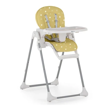 PETITE&MARS - Bērnu barošanas krēsls  GUSTO, dzeltens