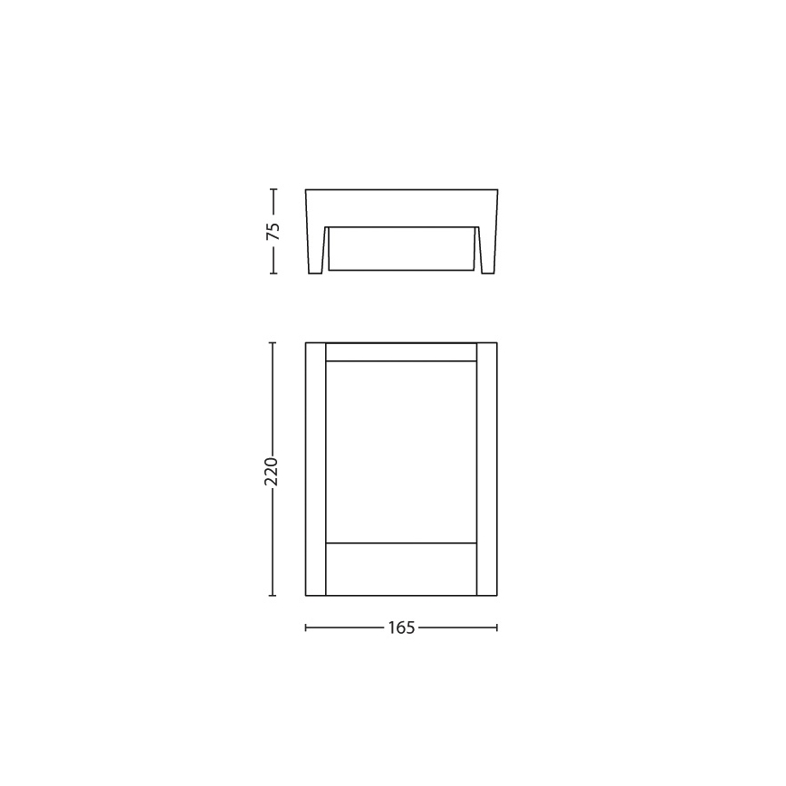 Philips -  LED āra gaismeklis 1xLED/6W/230V