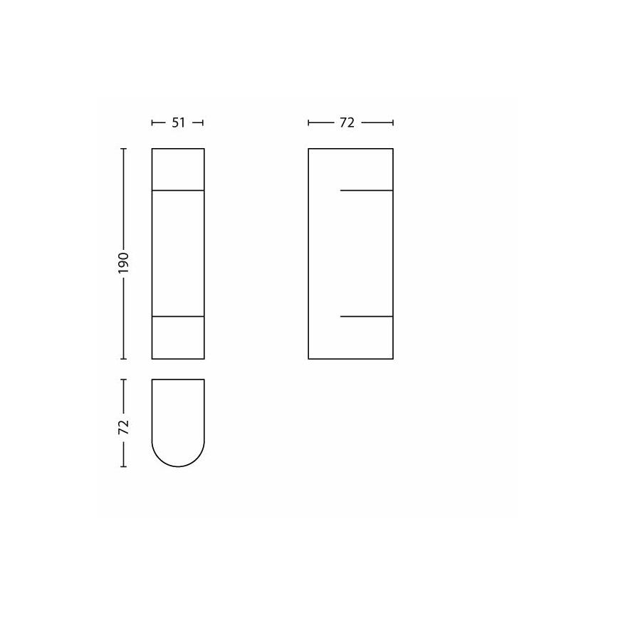 Philips - LED Āra apgaismojums 2xLED/1W/230V IP44