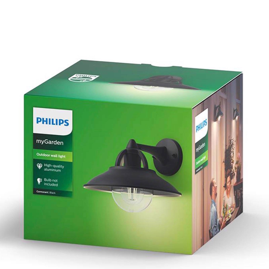 Philips 17381/30/PN - Āra sienas gaismeklis COMORANT 1xE27/42W/230V IP44